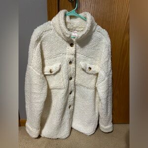 Sherpa button jacket